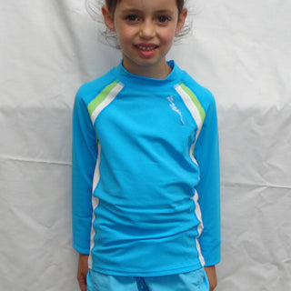 Zoggs Girls' Long Sleeve UV & Chlorine Resistant Sun Top